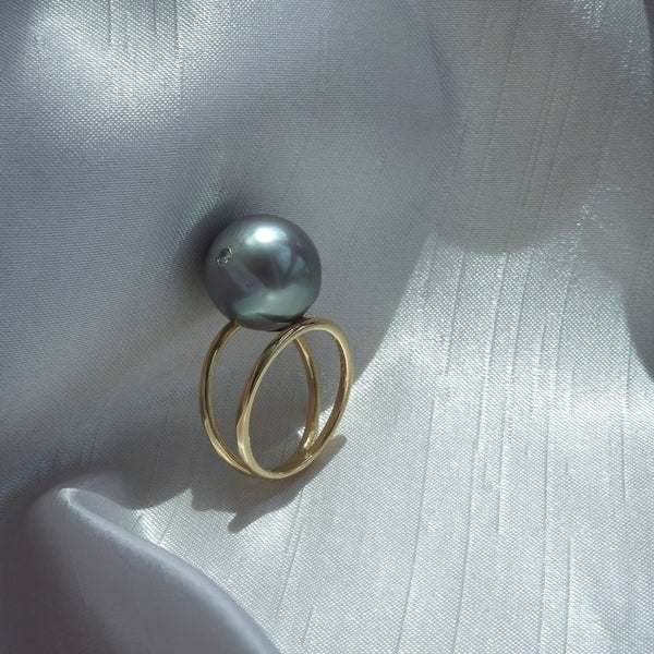 #7 Kurocho baroque Pearl Ring