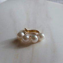 画像をギャラリービューアに読み込む, siro 4Akoya Pearl 18K Ear Cuff