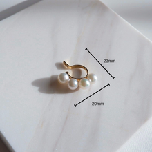 画像をギャラリービューアに読み込む, siro 4Akoya Pearl 18K Ear Cuff