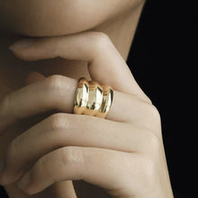 Load image into Gallery viewer, COMMON MUSE Sonya Layered Ring ゴールド シルバー レイヤード リング
