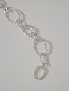 Another feather Twist collection ROPE CHAIN BRACELET SILVER
