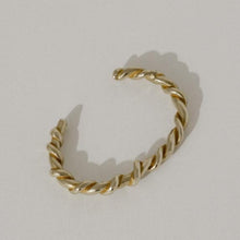 Load image into Gallery viewer, Another feather Rope collection THICK ROPE CUFF BRONZE
