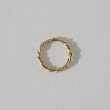 Load image into Gallery viewer, Another feather Rope collection THIN ROPE RING BRONZE
